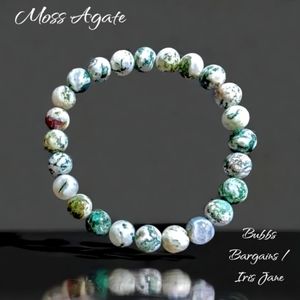 Tree Agate Bracelet - 8mm Unisex